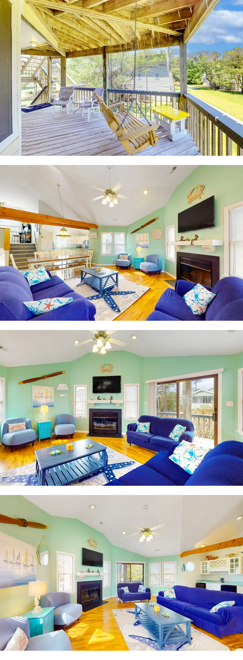 Sound-view home near the beach with priv...