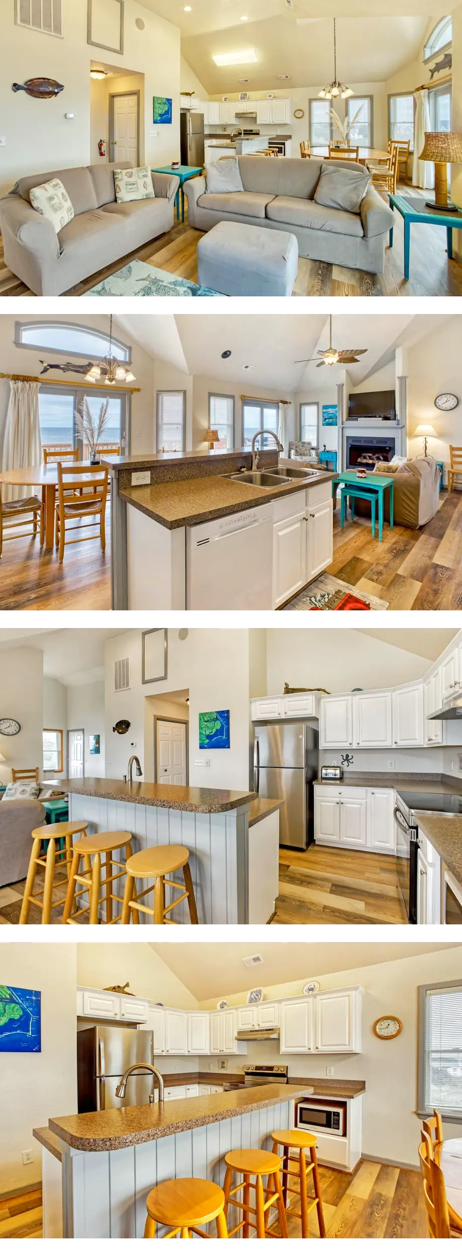 Dog-friendly, sound-front home with 2 su...