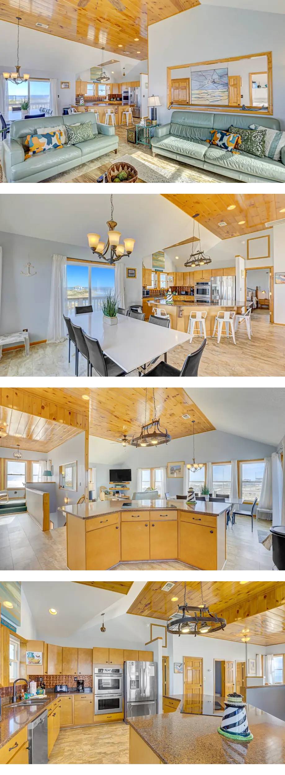 Sound- & ocean-view home with private po...