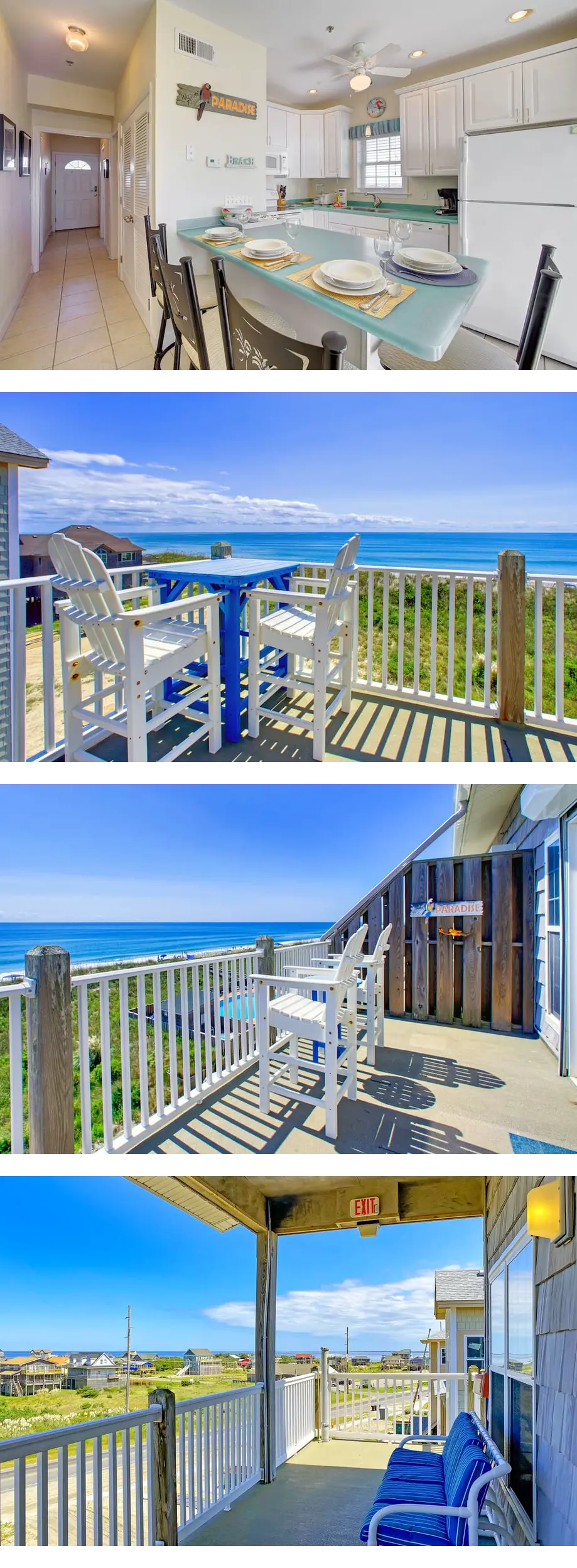 3rd-floor oceanfront condo with private ...