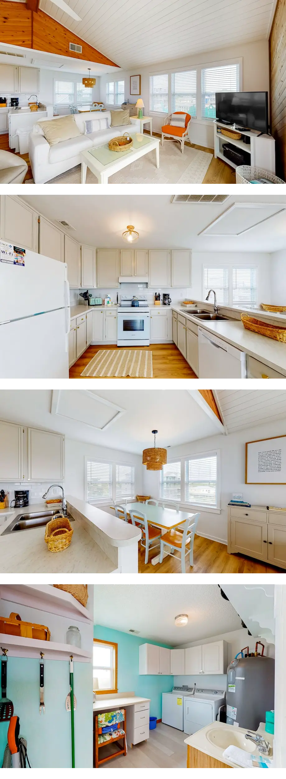 Light-filled canal front home w/deck, wa...