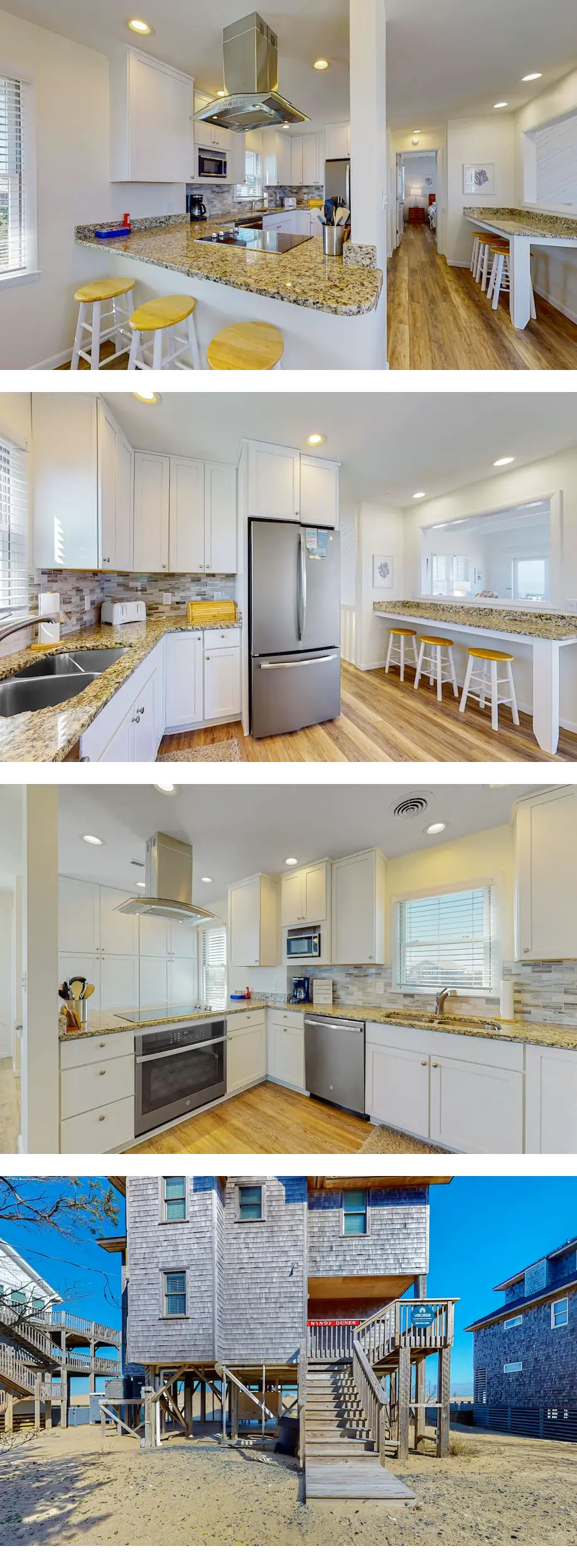 Fun beachfront home w/shared pool, WiFi,...
