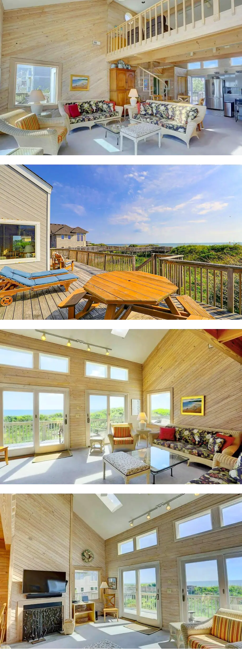 1222 Asher * Oceanfront * Dune top Deck