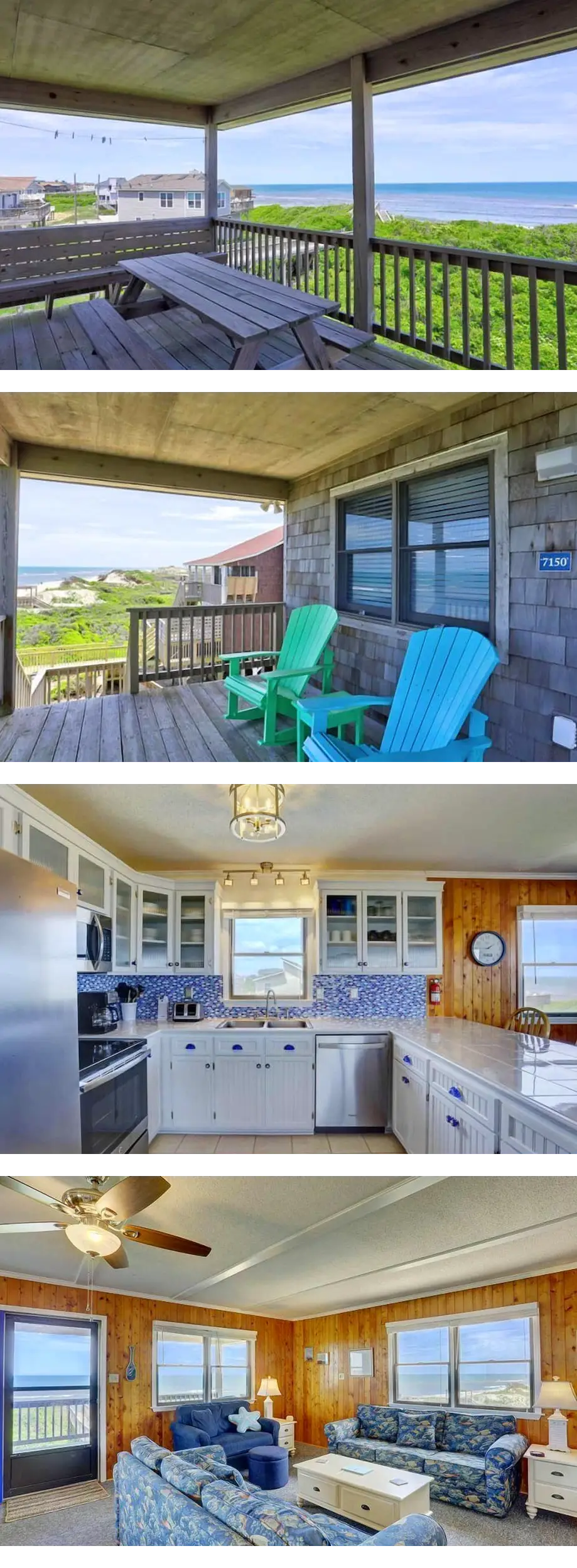7150 Almost South I * Oceanfront Duplex