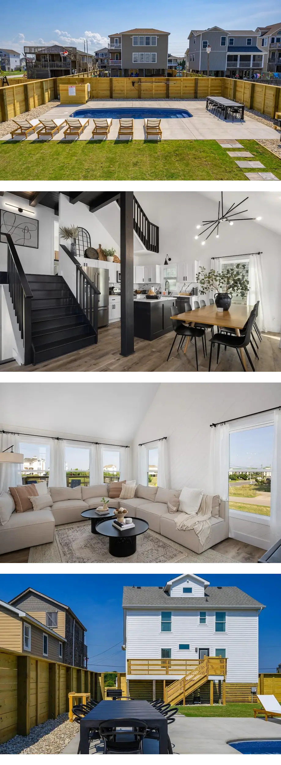 Beach House! Semi-Ocean Front, Free Heat...