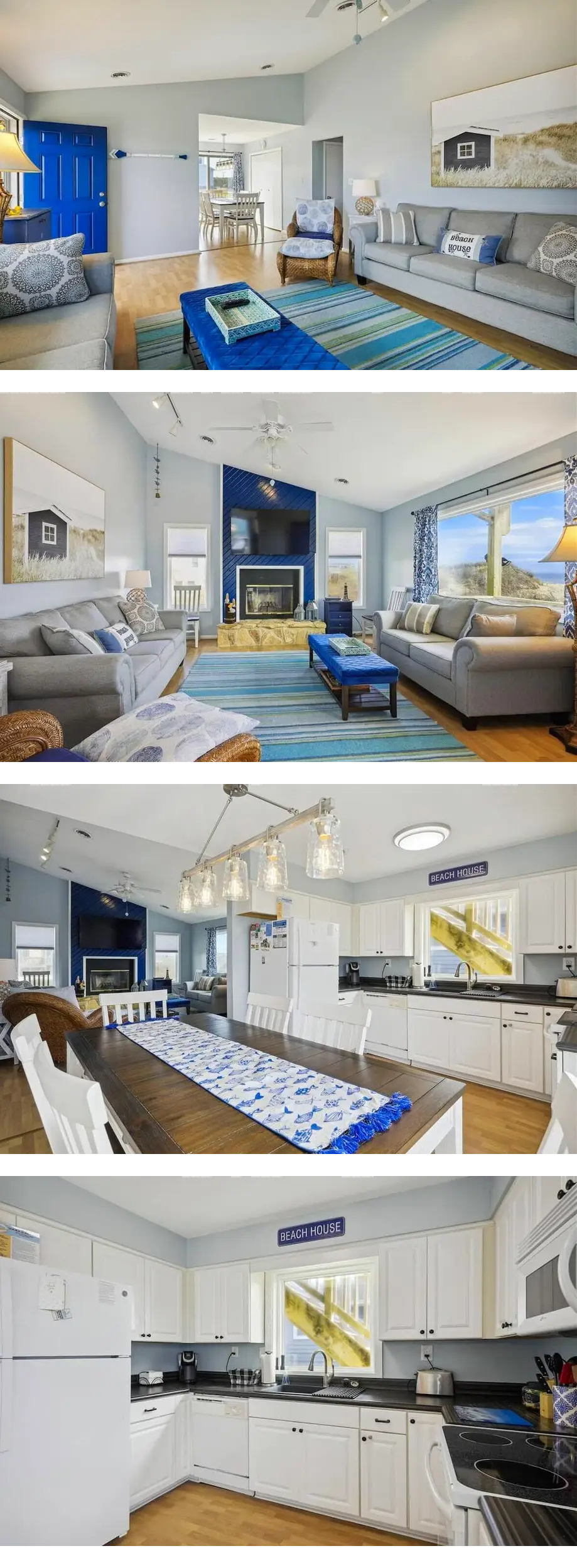 Updated semi-oceanfront home in quiet So...