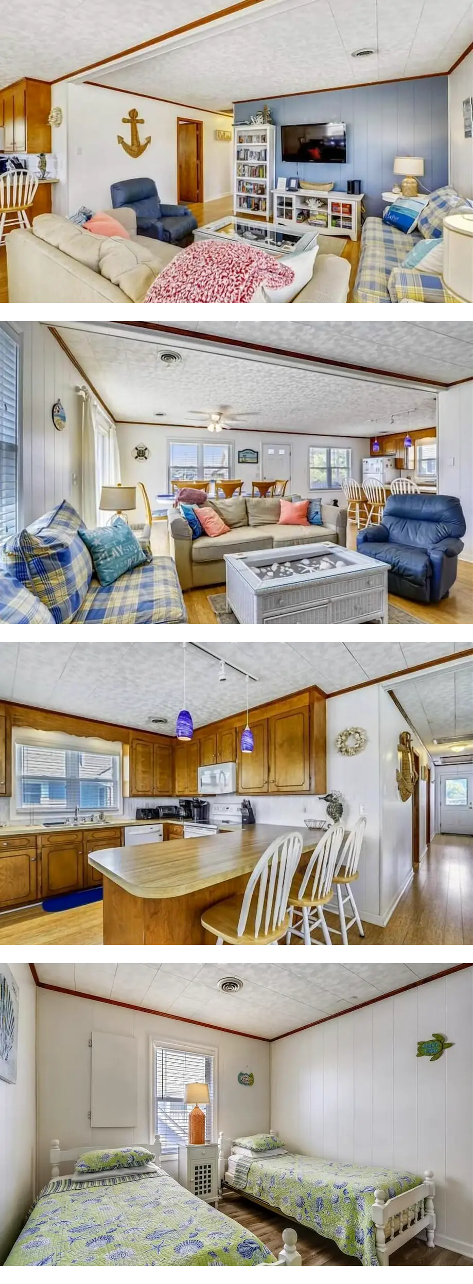 3 bedroom beach box with a hot tub and s...