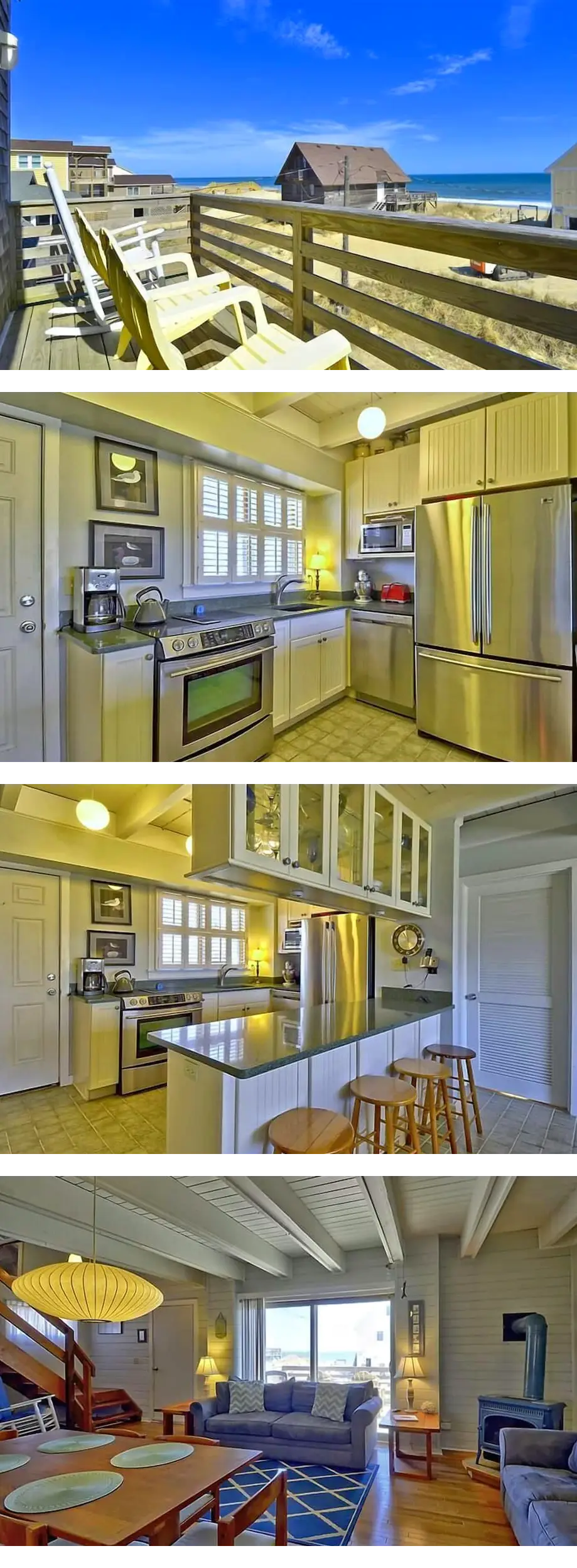 Semi-oceanfront in quiet South Nags Head...