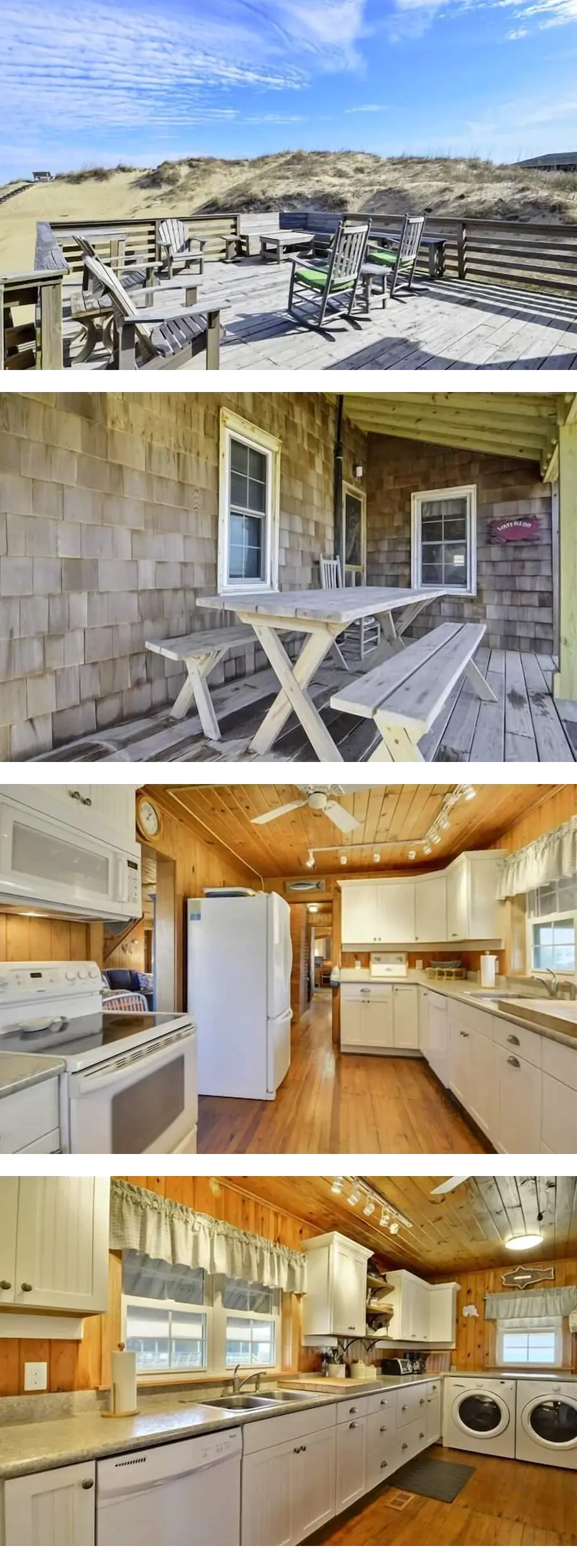 Classic Outer Banks style oceanfront hom...