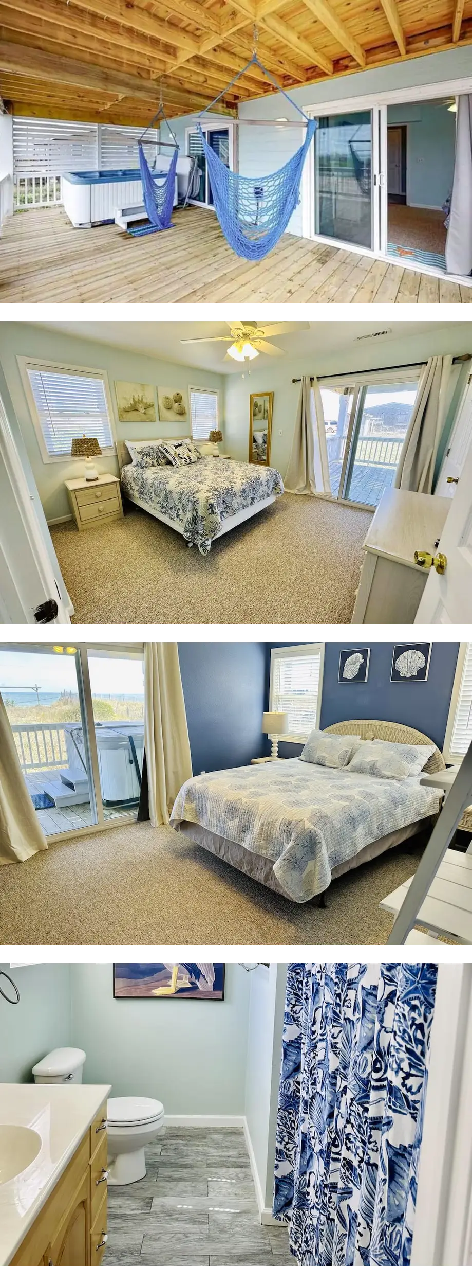 Beachfront 5-bedroom vacation home steps...