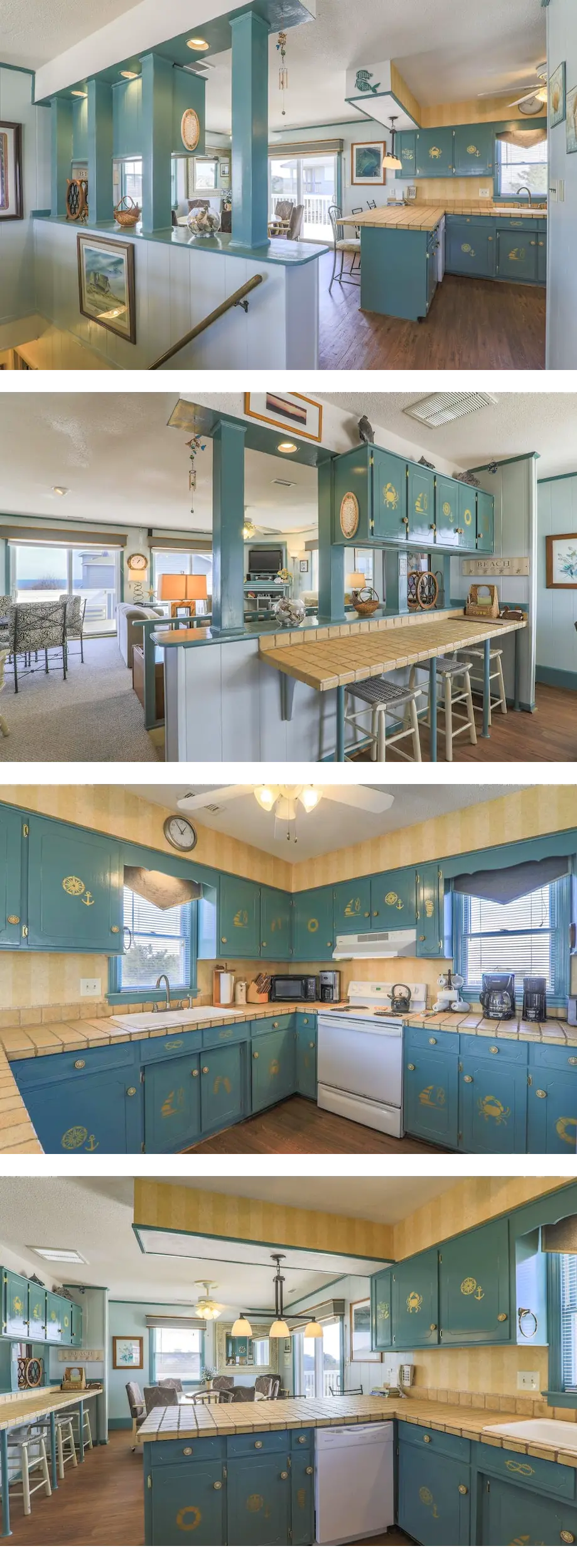 Oceanside home perched high on a rise wi...