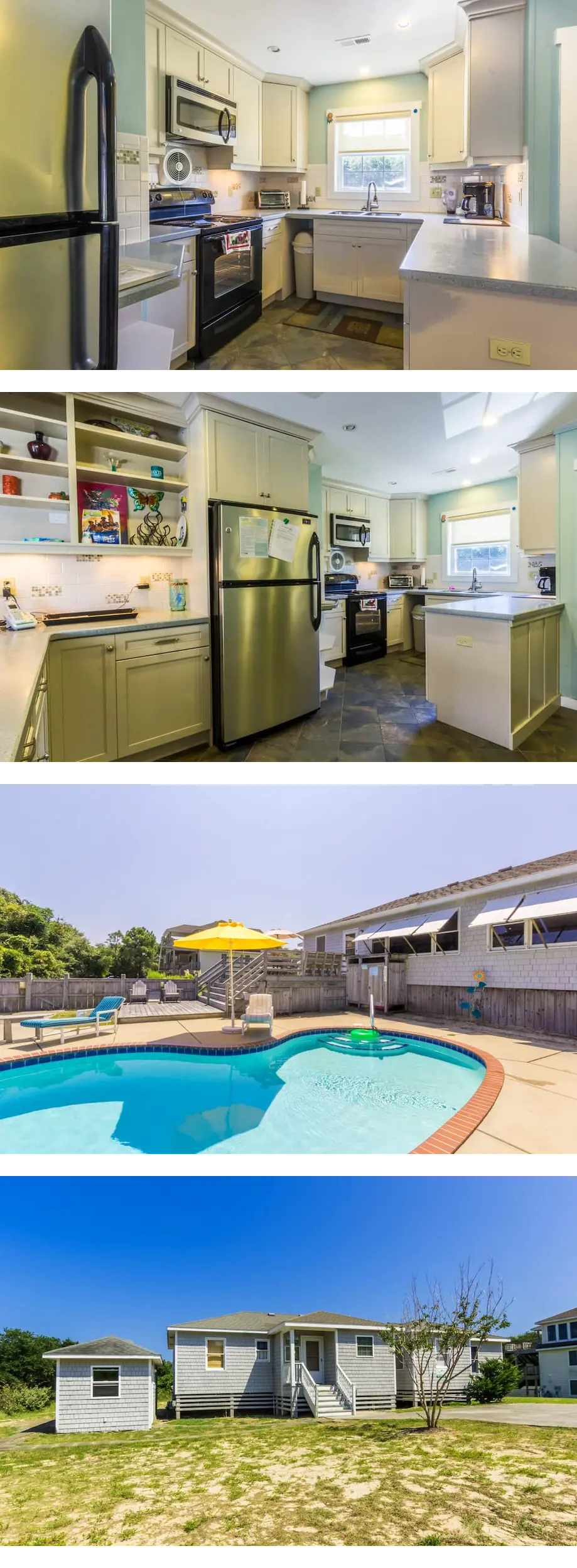 Southern Shores cottage with pool, sun d...