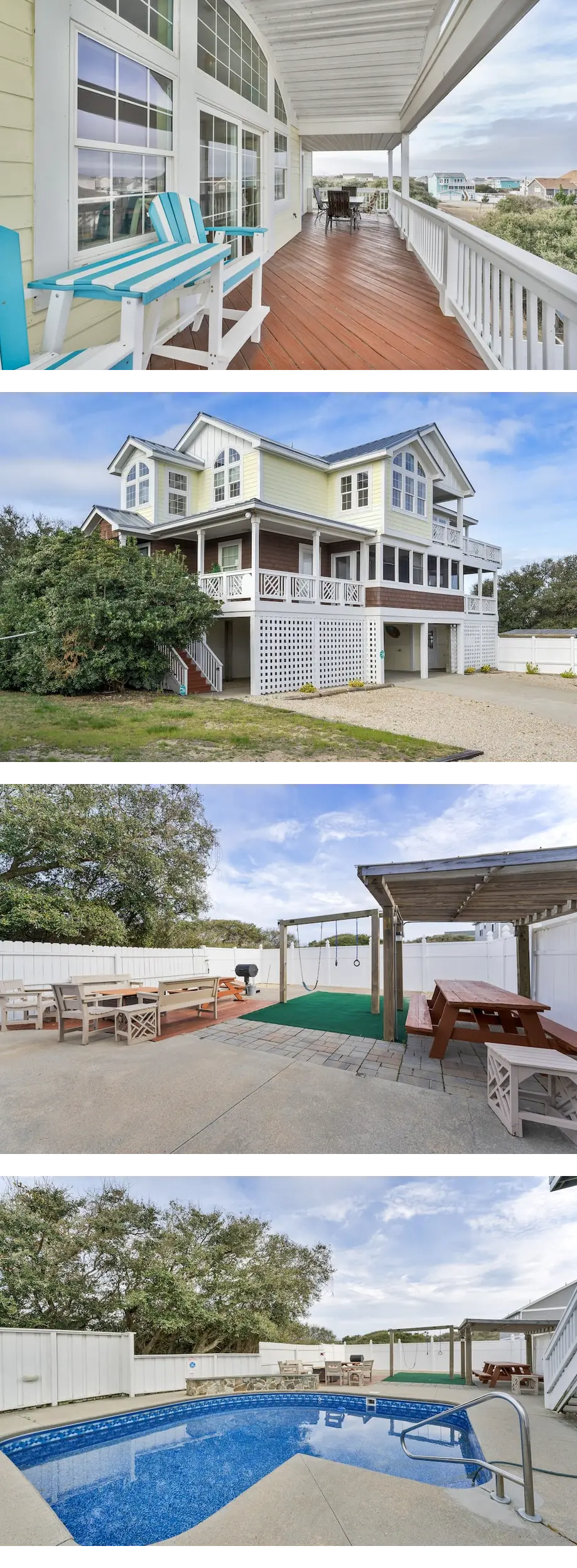Pet-friendly Kitty Hawk home with private heated pool, volleyball court, and more