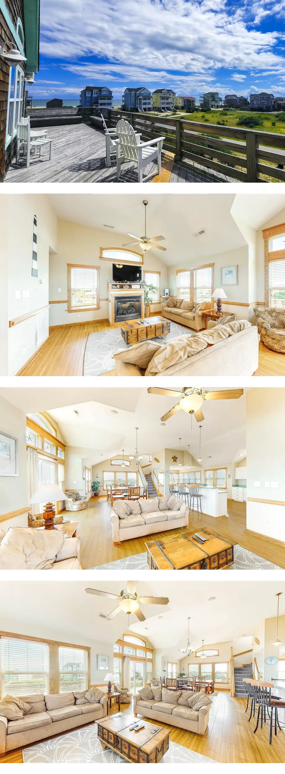 Towering beach house with private pool, ...