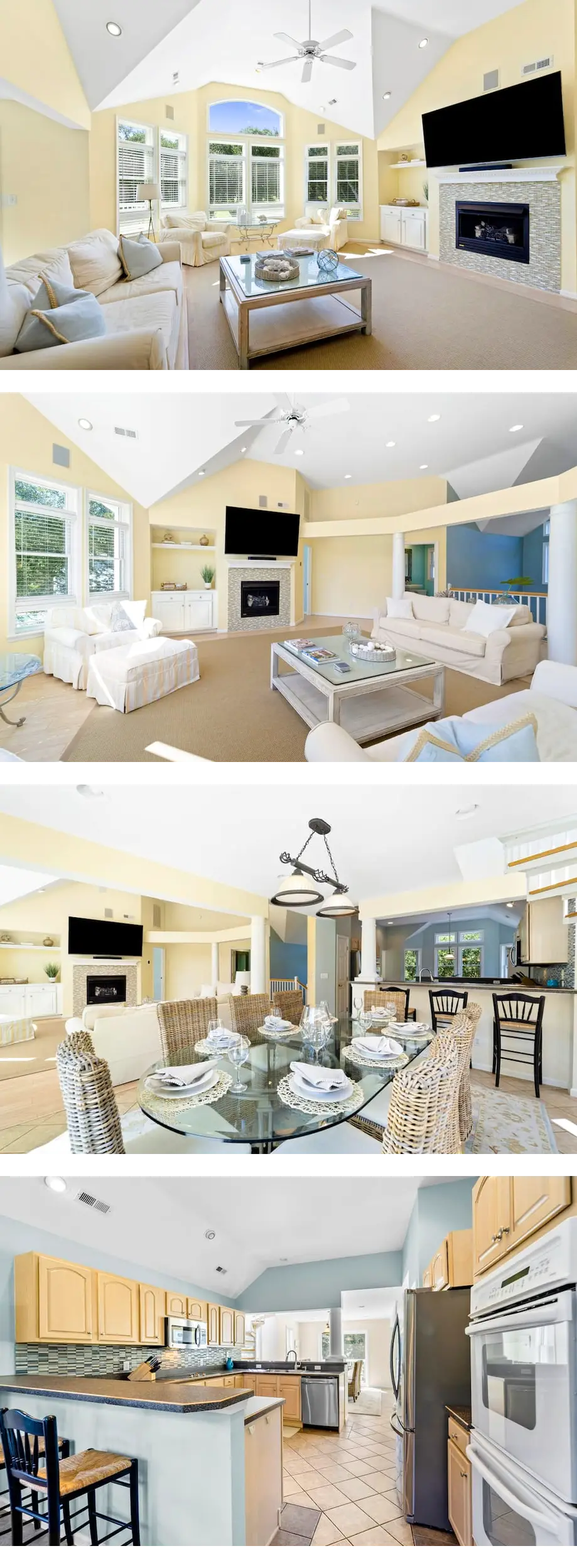 Sound-side dog-friendly beach house with...