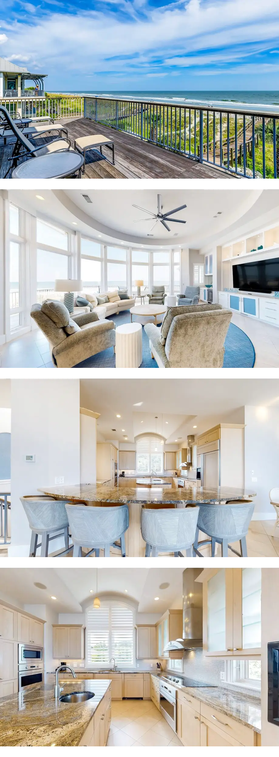 Stunning oceanfront home with pool, priv...