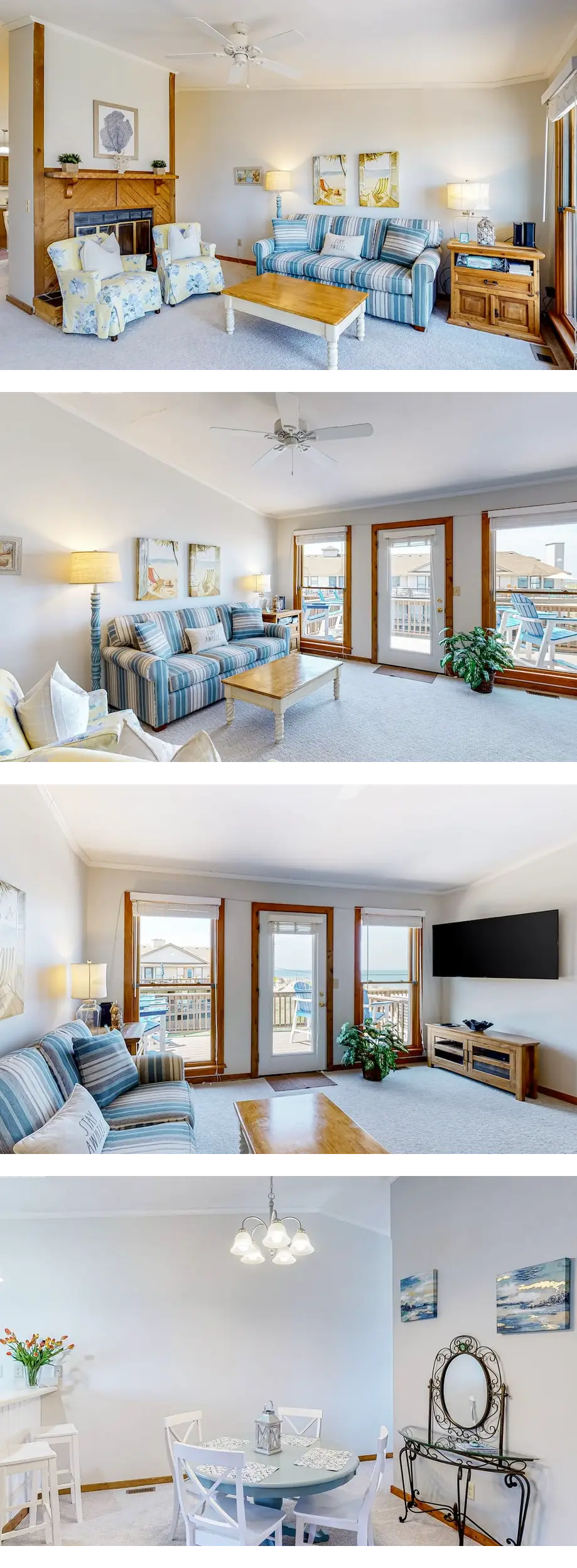 Beachfront condo W/ Shared pool, hot tub...