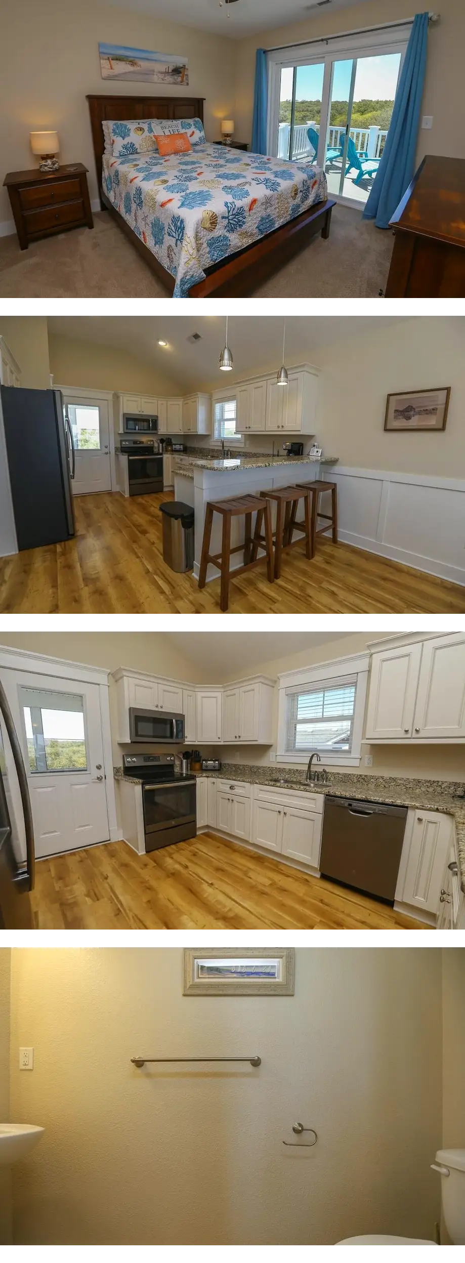 4 BR Semi Oceanfront Vacation Home w/Pri...
