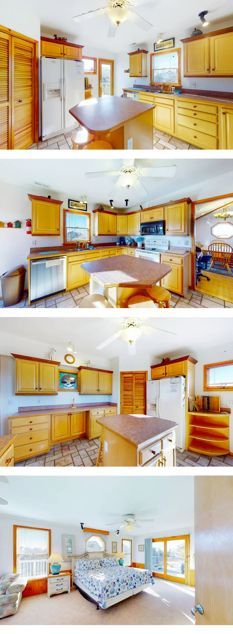 Ocean-view, dog-friendly home with two k...