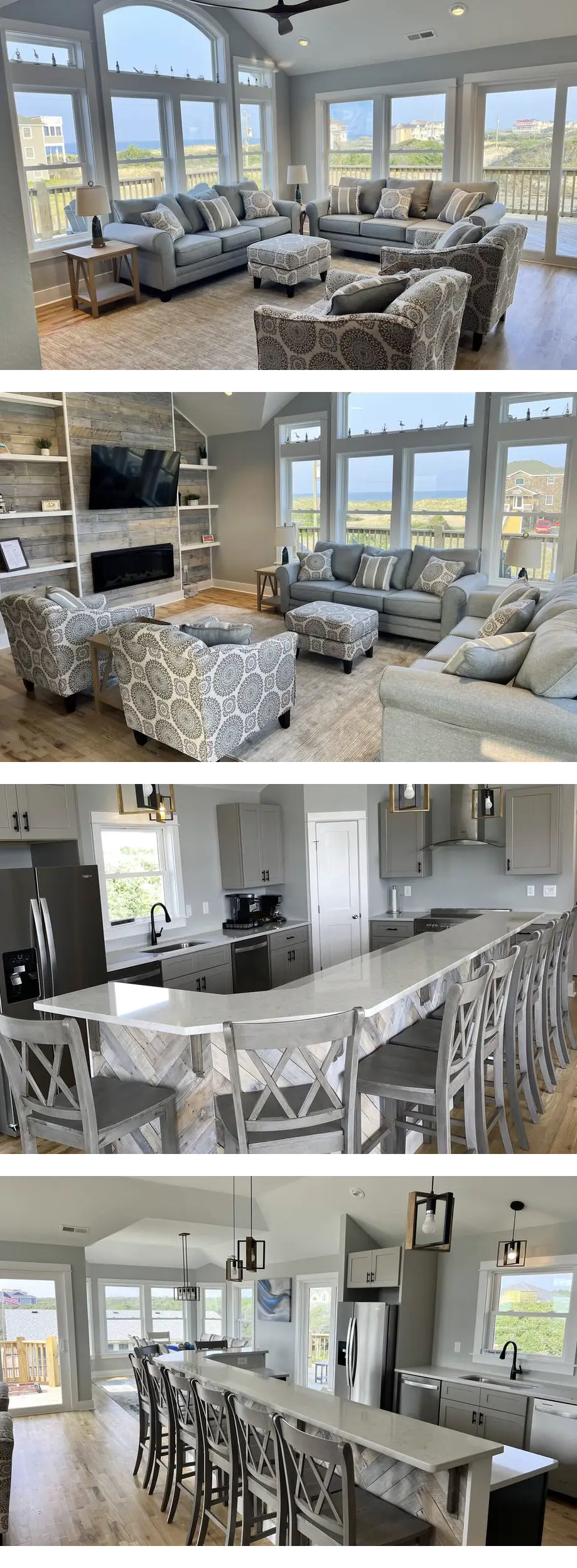 Semi-Oceanfront, Newer 7 Bedroom, 7.5 Ba...