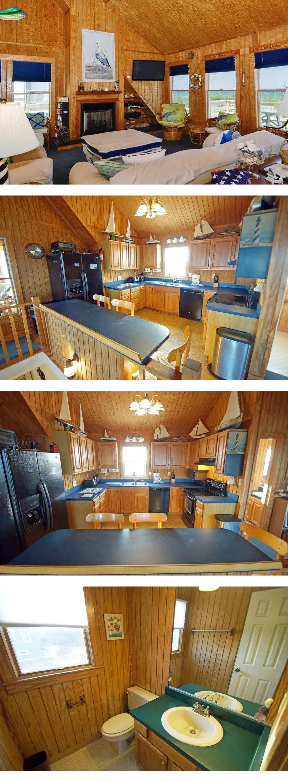 D124- Classic Duck Oceanfront - 4 Brs Ou...