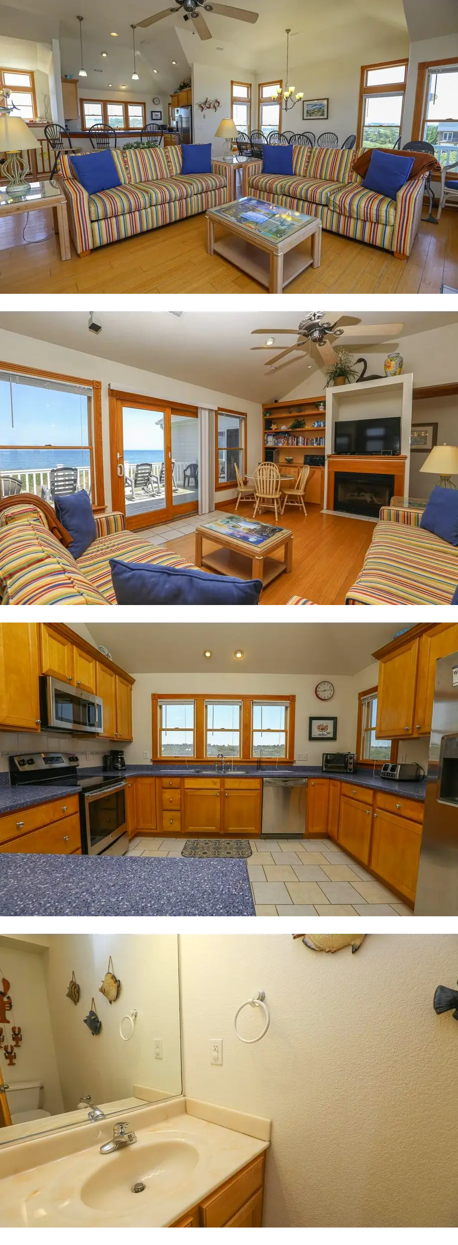 Enjoy Panoramic Ocean Views from the 6BR...