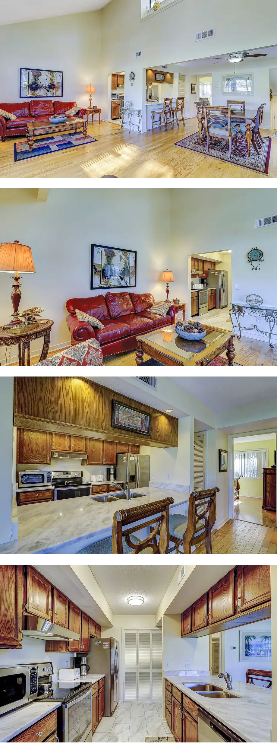 Golf course-view condo near beach with p...