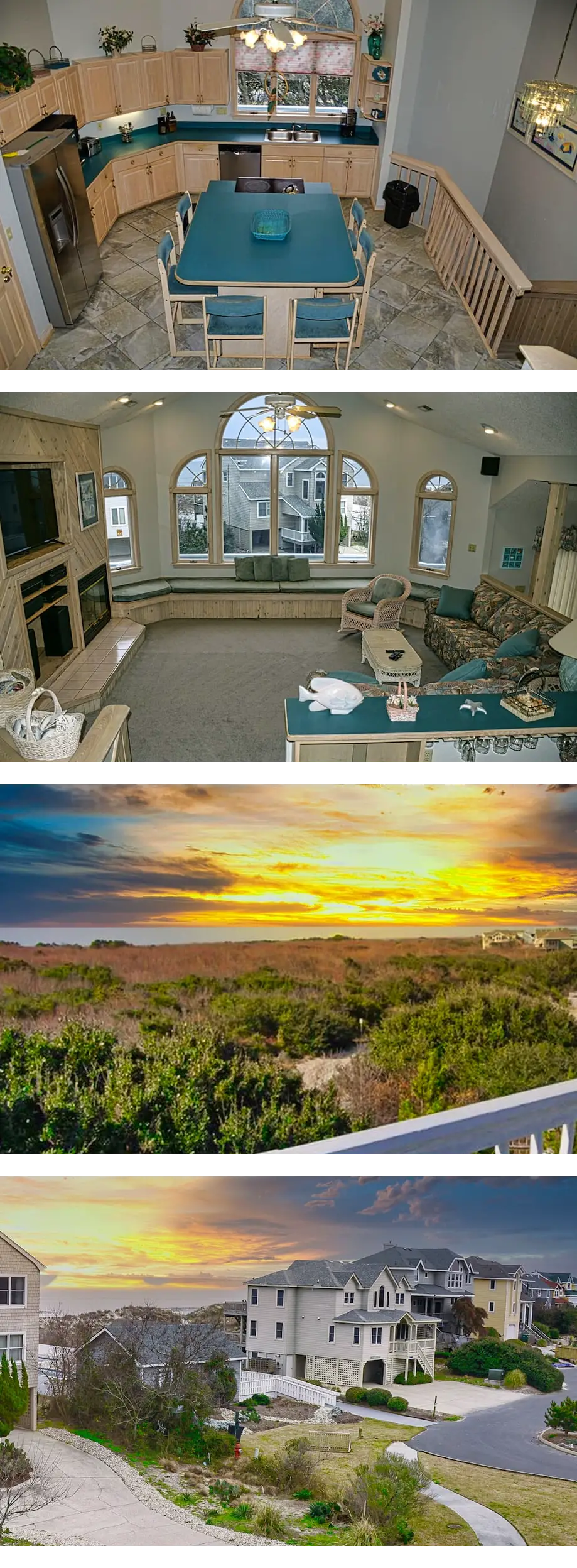 Oceanfront views;one lot from ocean;3 Po...