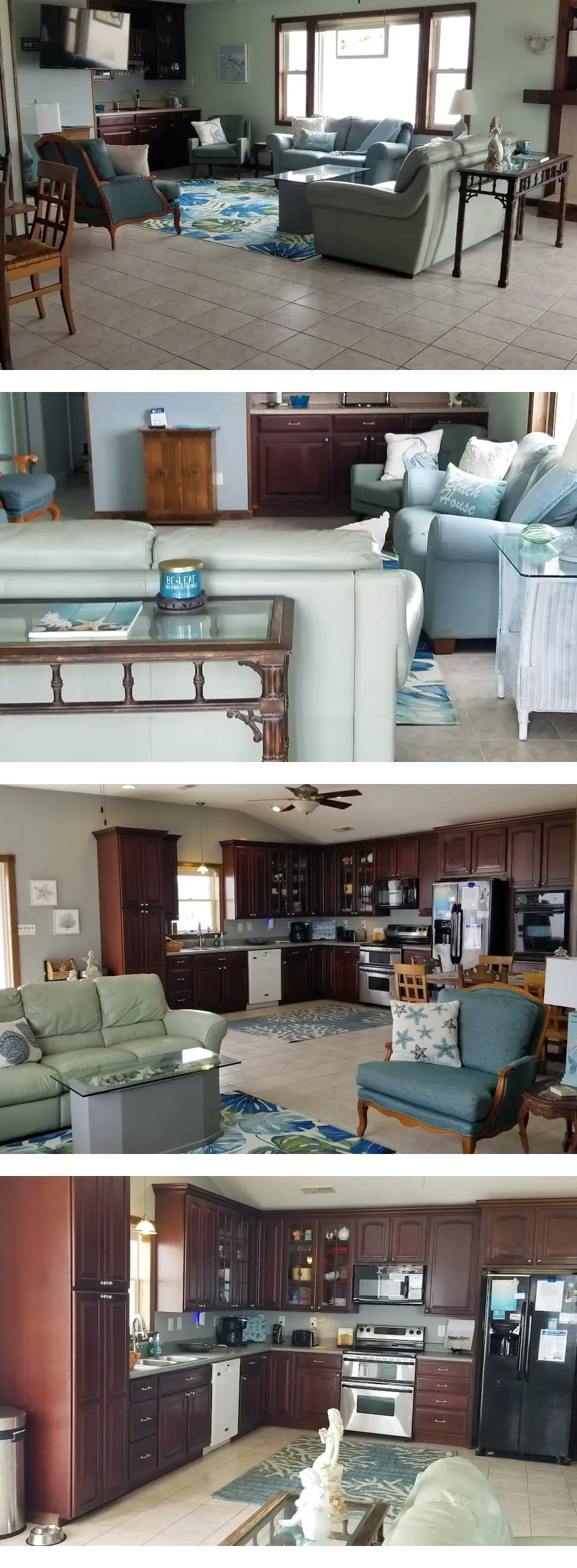 Oceanfront home featuring 500 square foo...