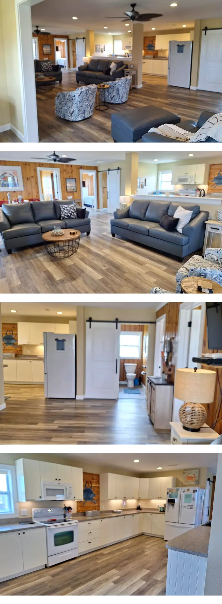 Right on the beach and dog friendly  lar...