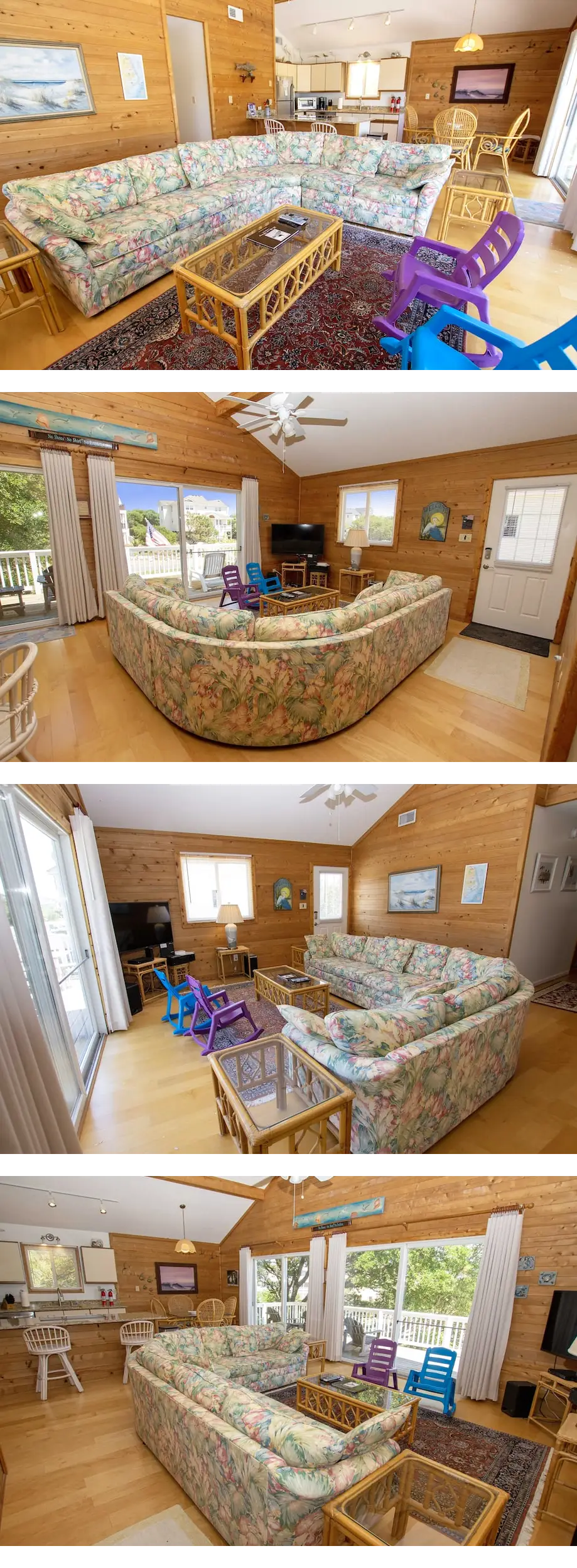 Oceanside, Sun Decks, 3 BRs, SUN-SUN, WC...