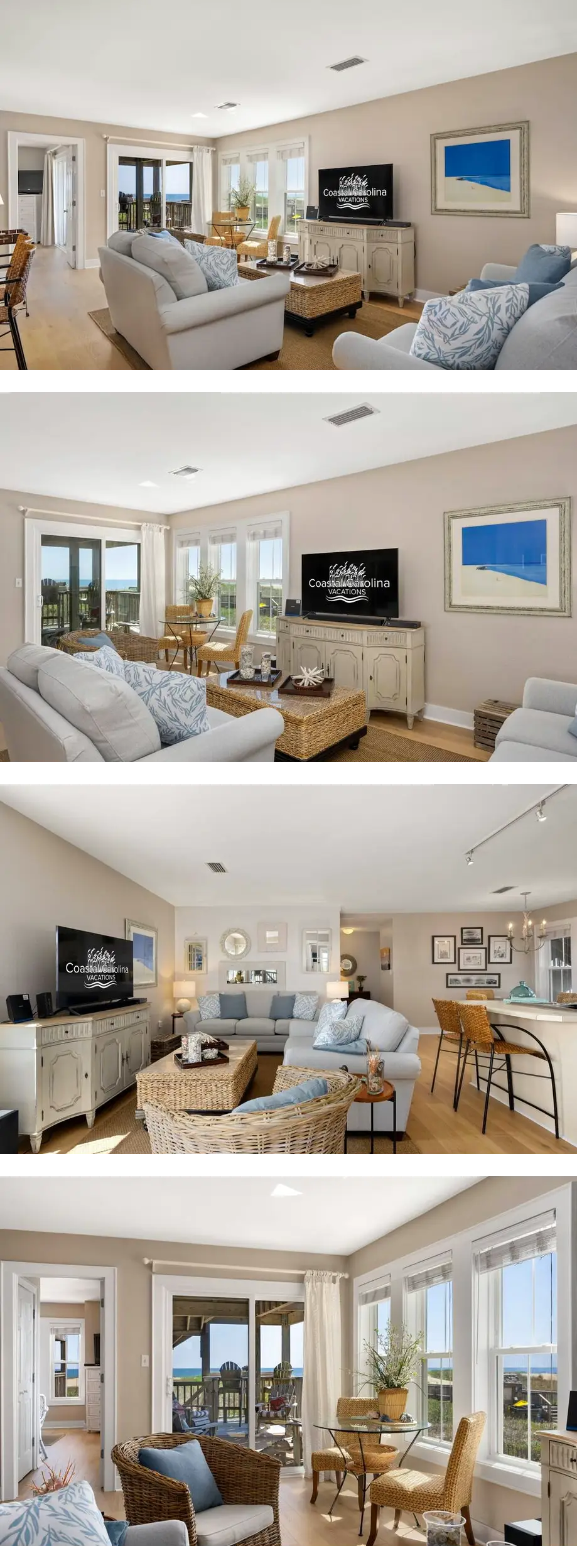 Sand Flee: Oceanfront condo, first level...