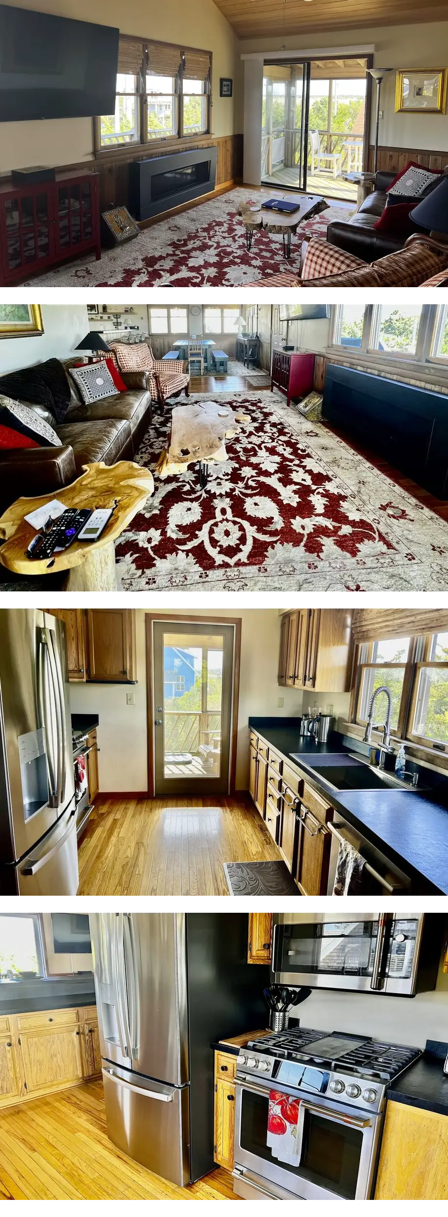 Three-bedroom house with views, decks, g...
