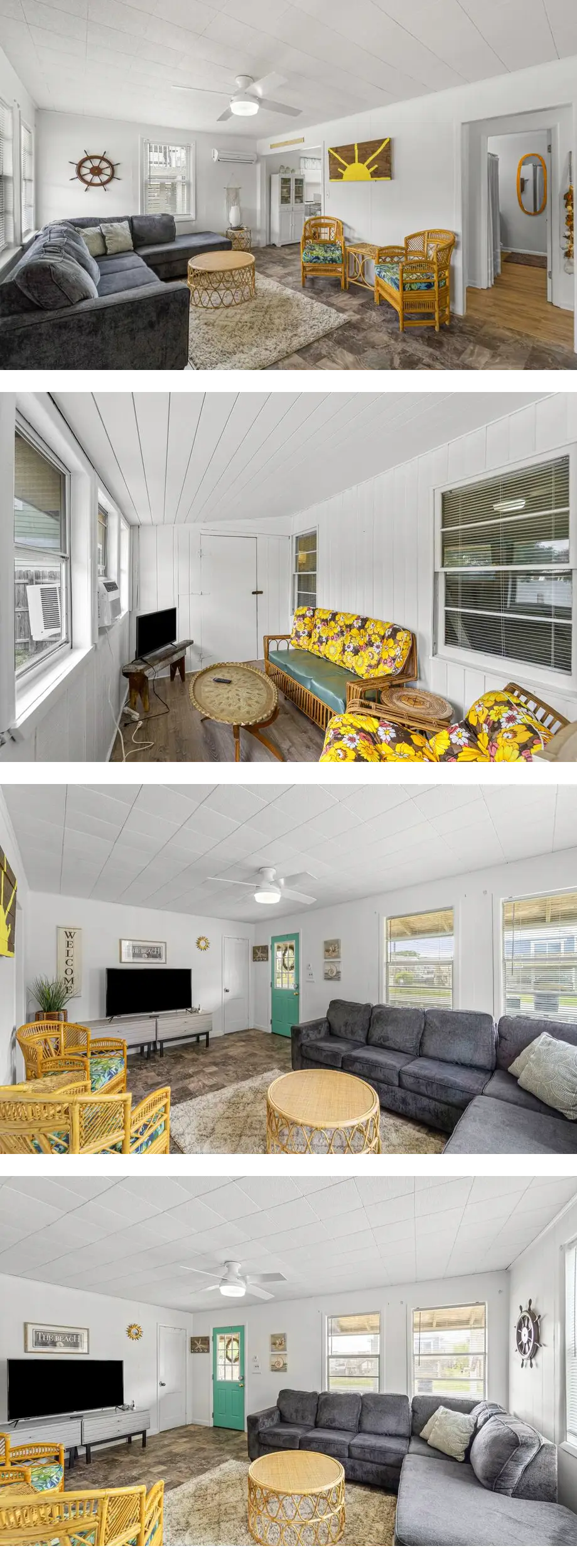 Charming coastal home with a large yard,...