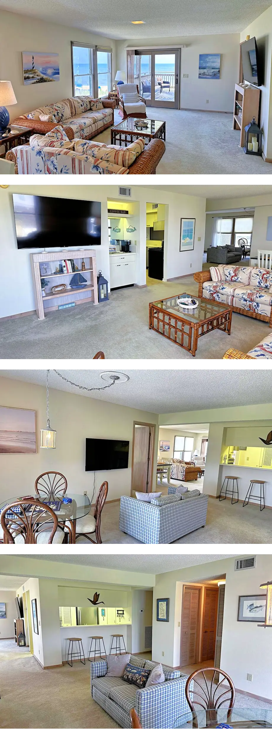 Dog-friendly oceanfront condo, 2 bedroom...