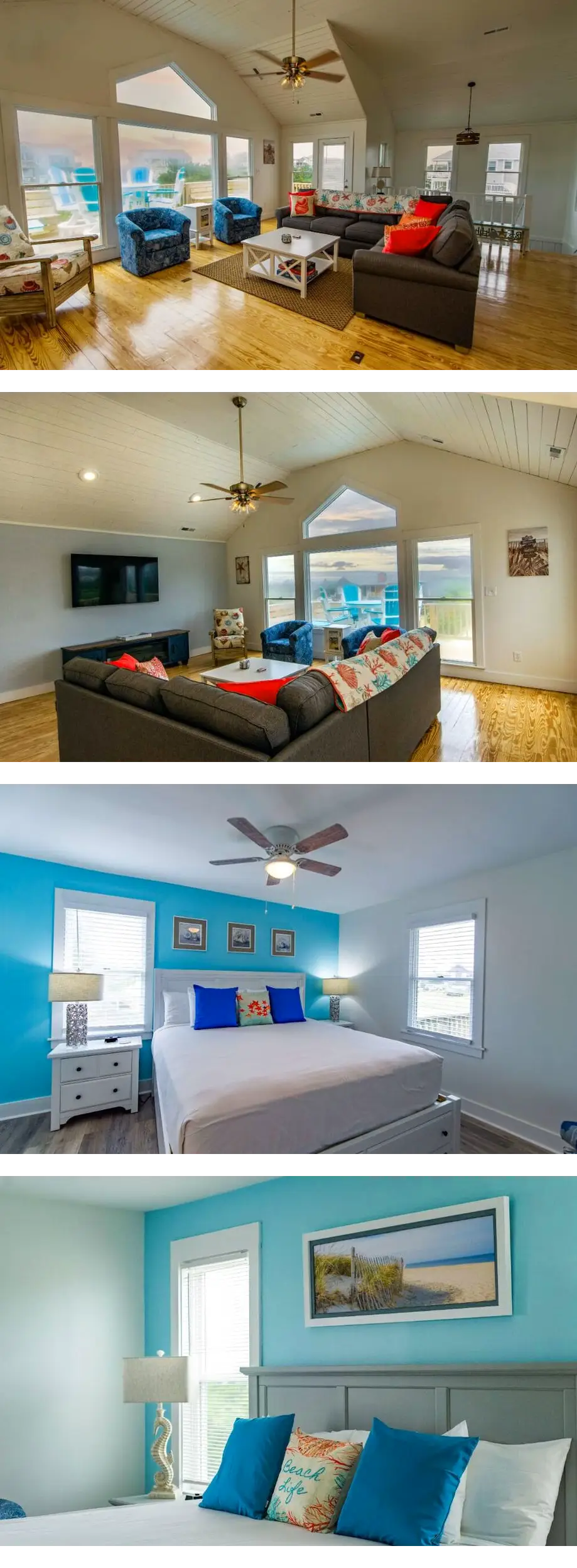 Sleeps 10 | 4 BR Vacation Home | Beach A...