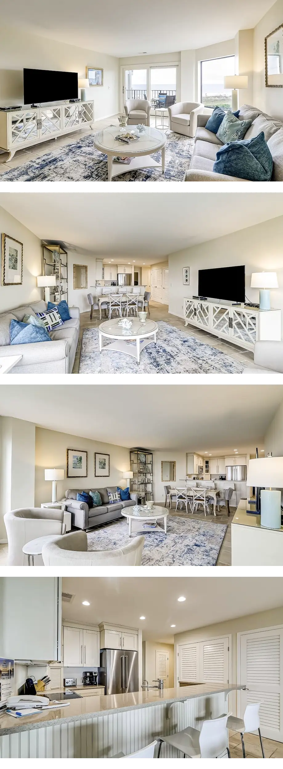 Beach-view 4th-floor condo with balcony,...