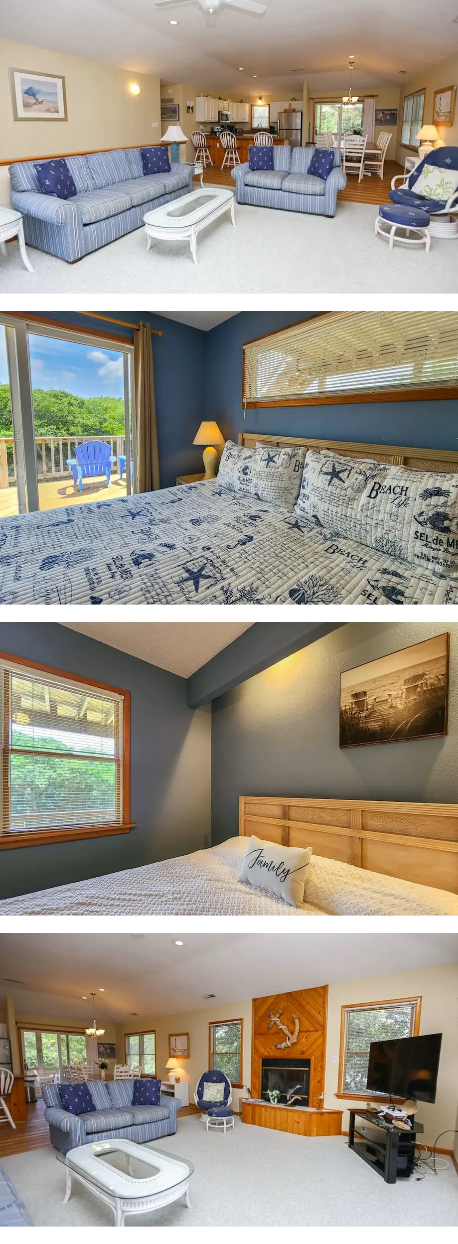 Bright and airy beach home just steps fr...