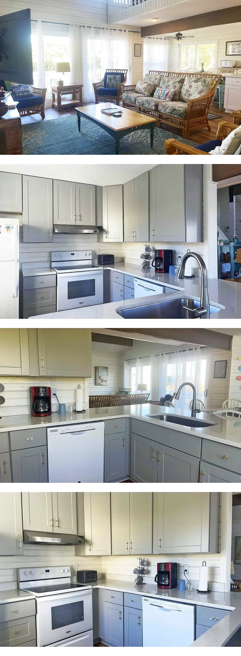 Pet Friendly oceanside home in Duck with...