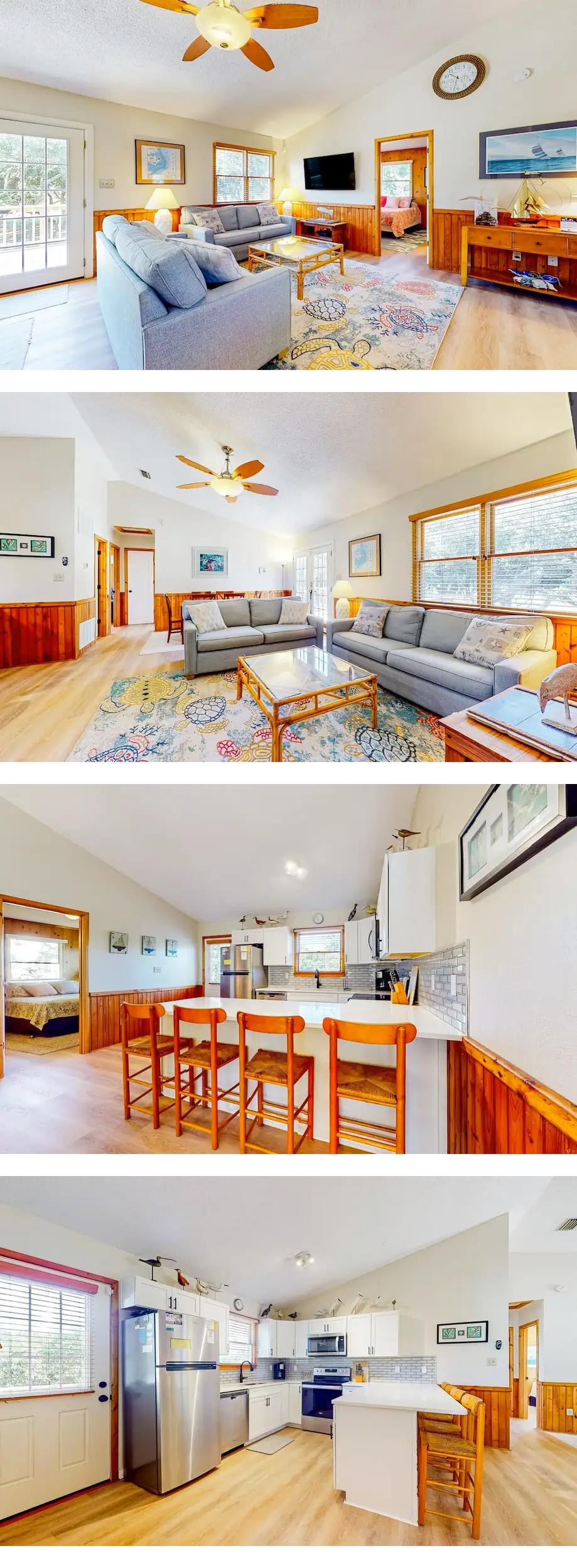 Dog-friendly coastal home with balcony, ...