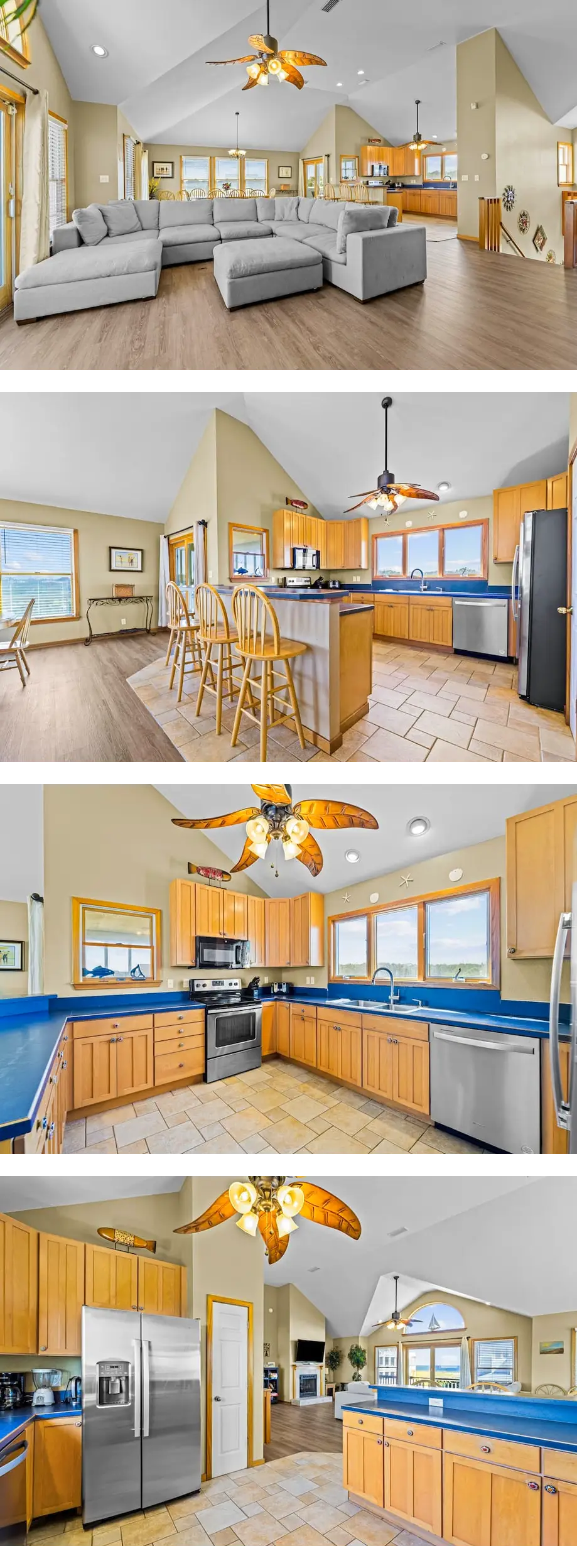 Ocean-view home with pool, hot tub, gril...
