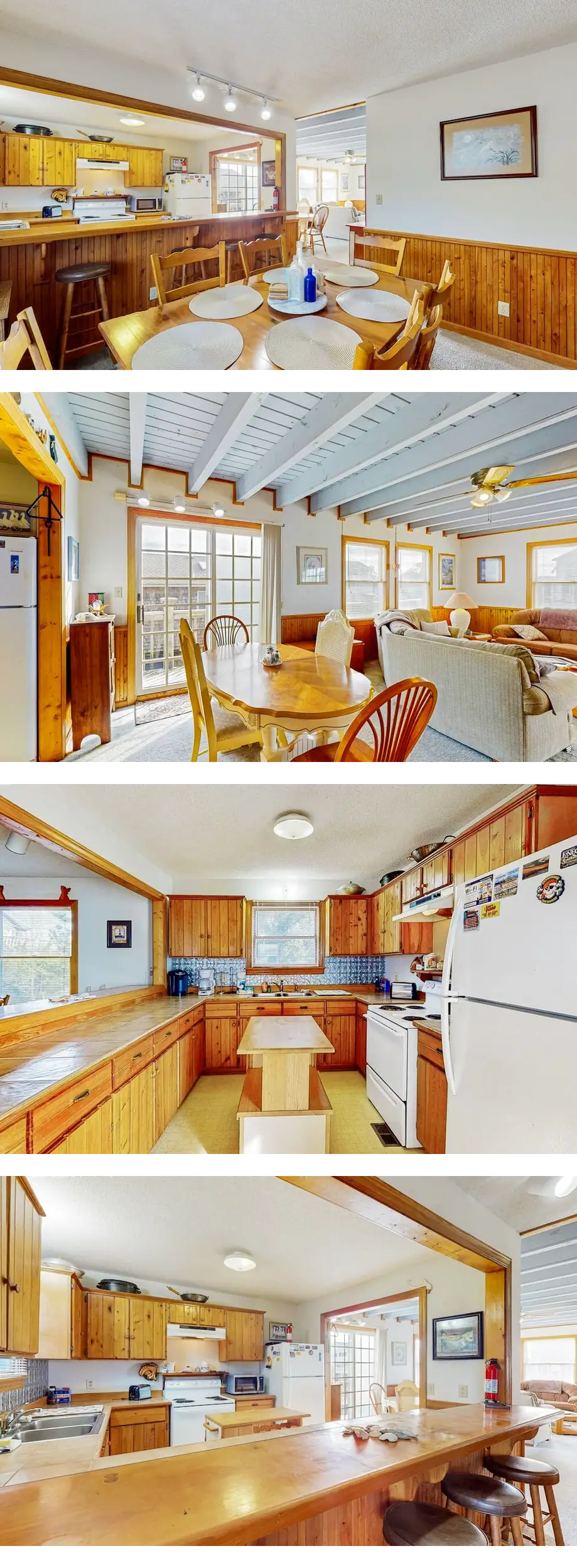 Lovely home close to the sand with wood ...