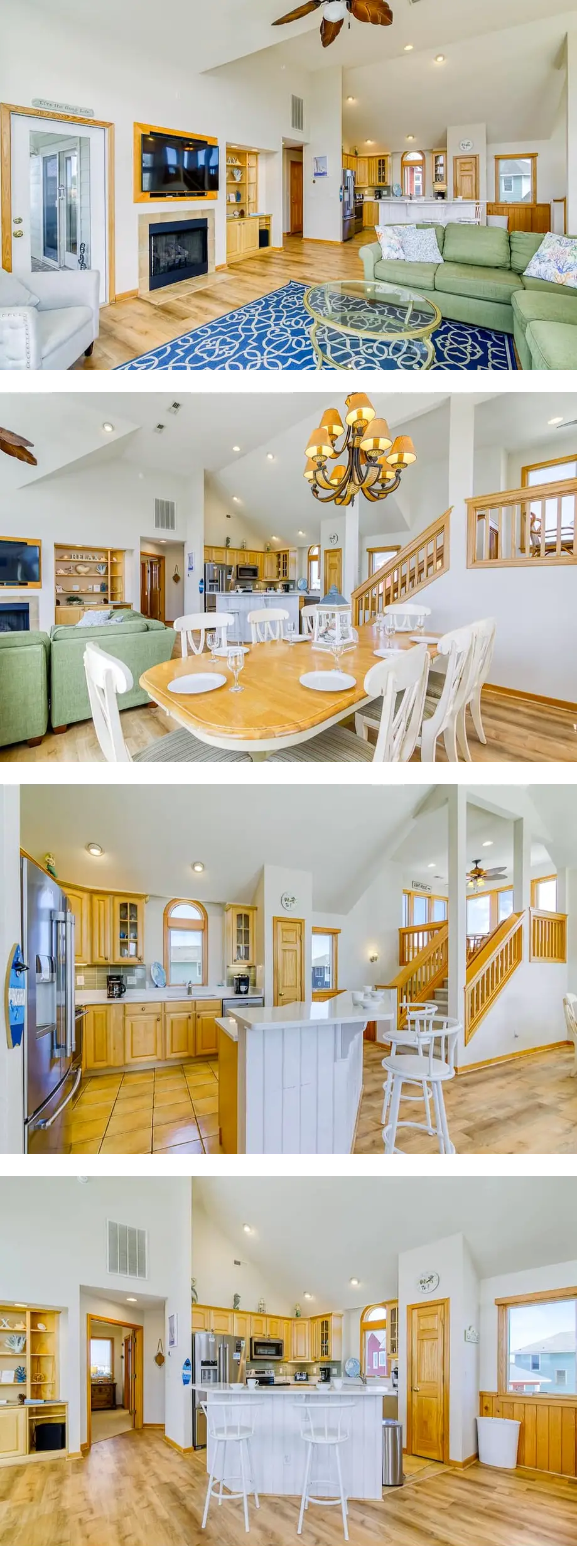 Soundside vacation home with lake views ...