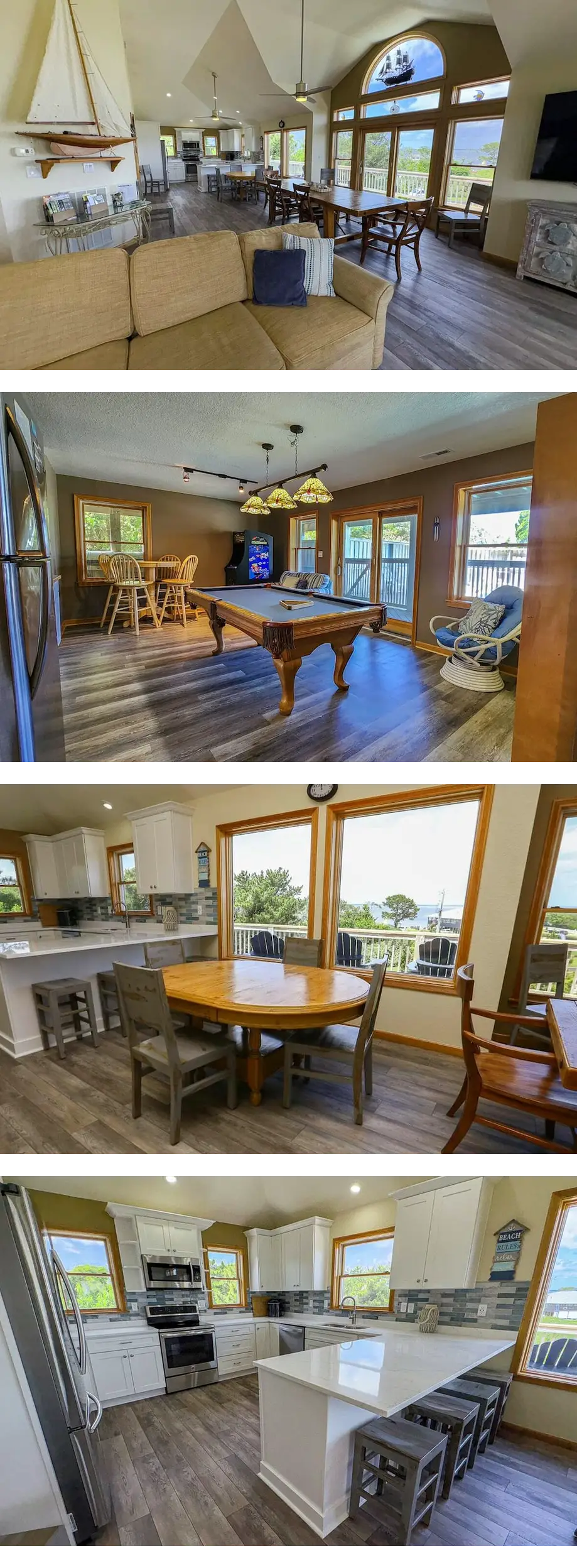 Spacious Oceanside 8 bed, 6.1 bath Duck ...