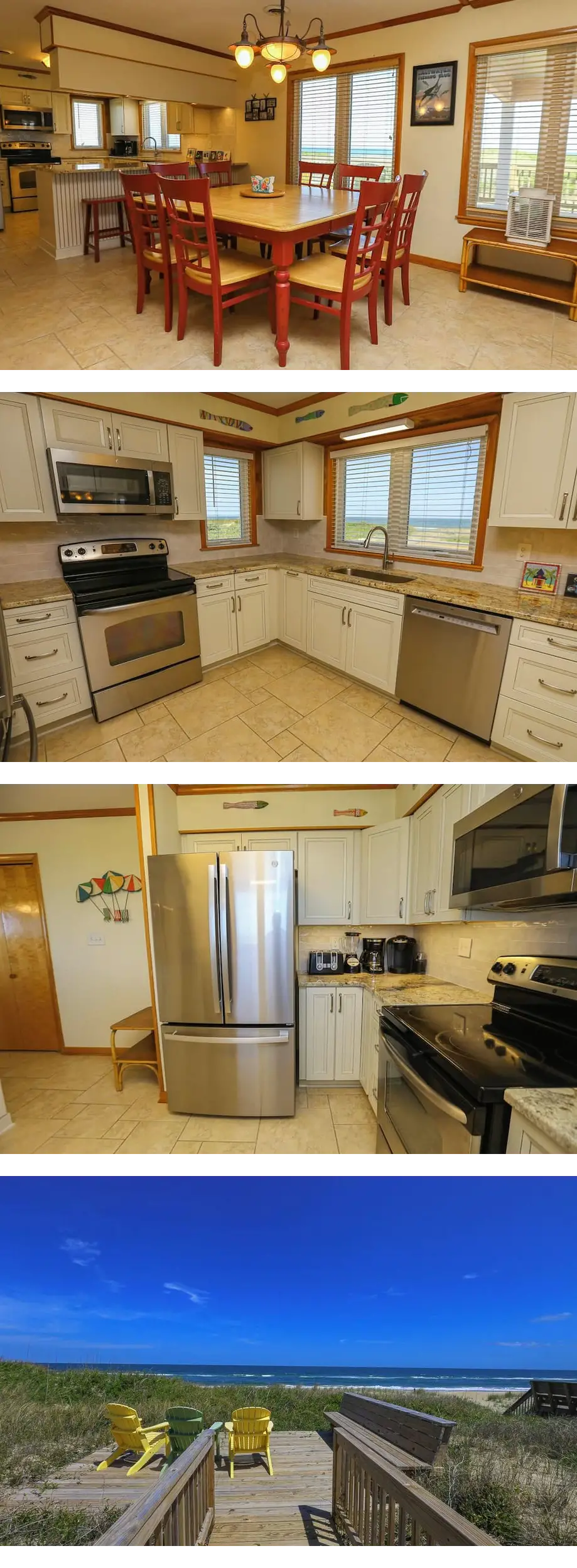 Charming oceanfront 4 bed, 2 bath, dog f...