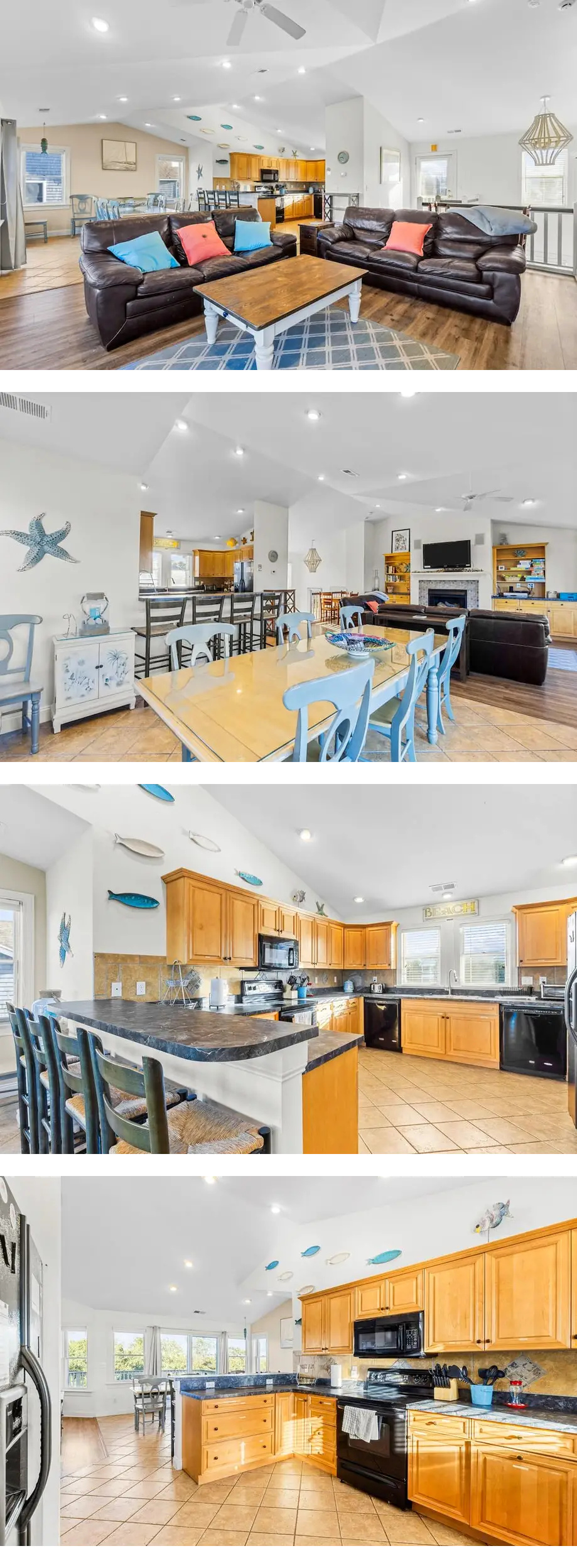 Unique coastal home with six bedrooms, p...