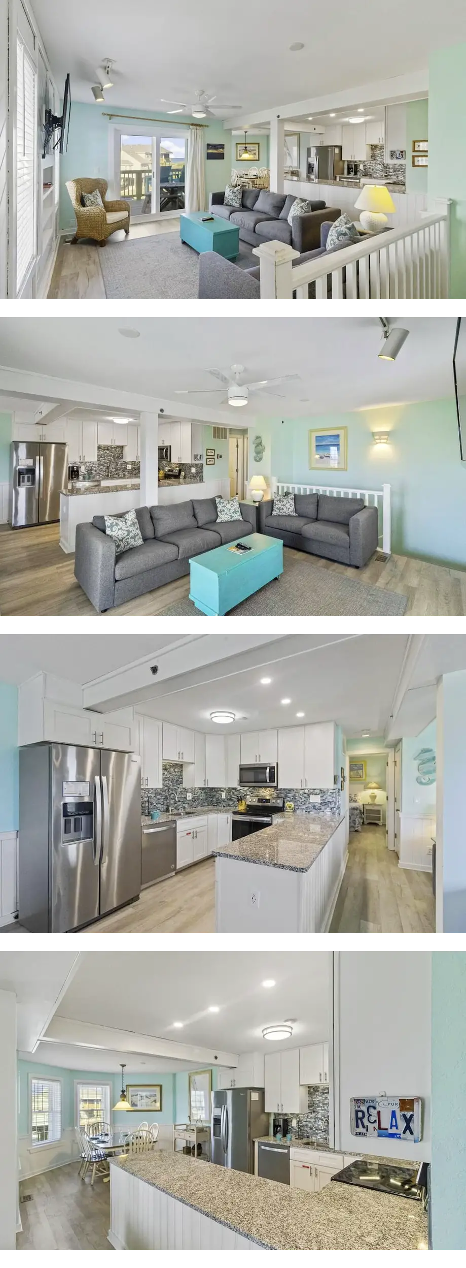 Bright & beachy updated unit with ocean ...