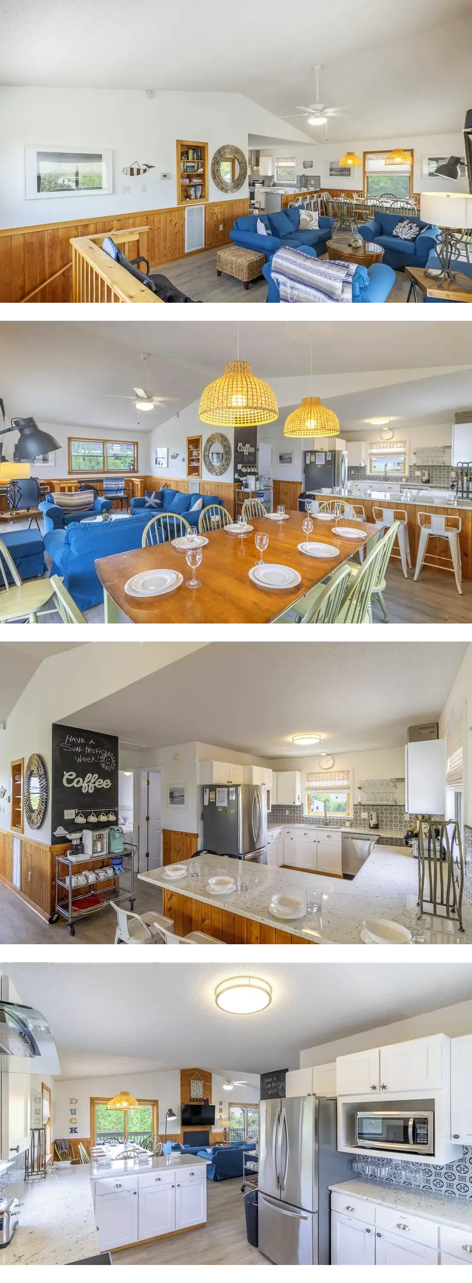 Pet-friendly oceanside home in Duck with...