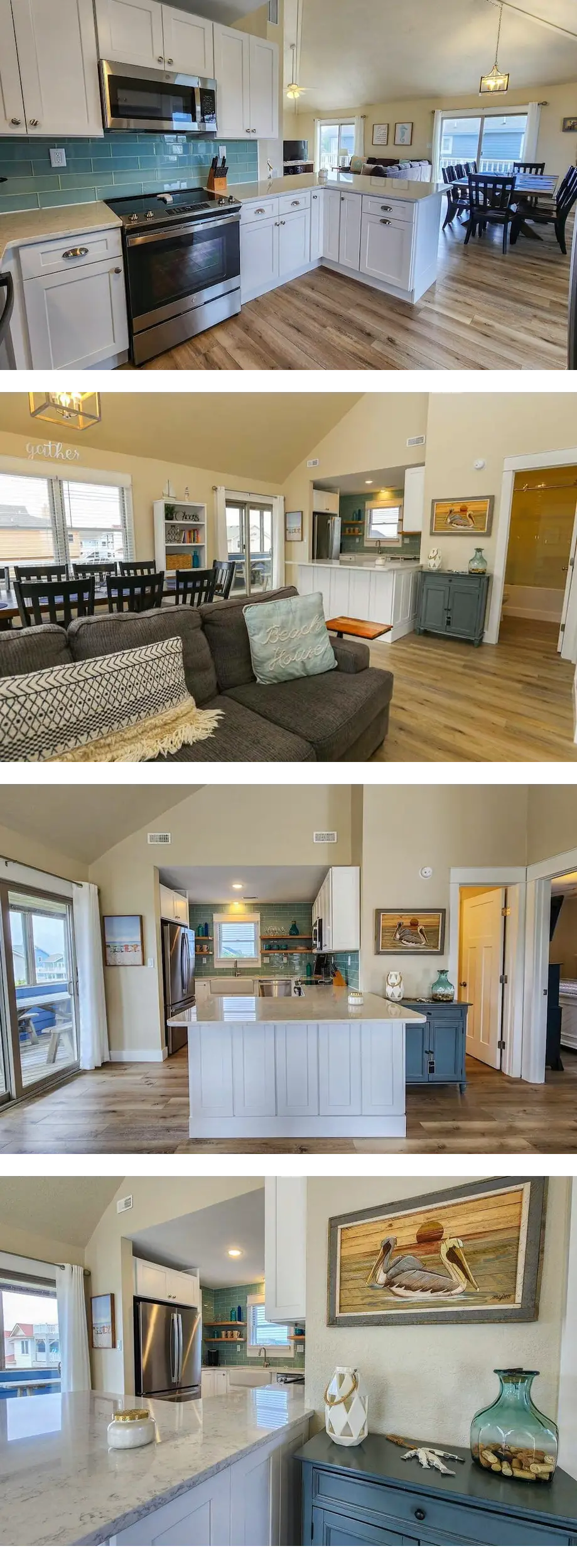 Newly updated! 100 yards to beach, 4 bed...