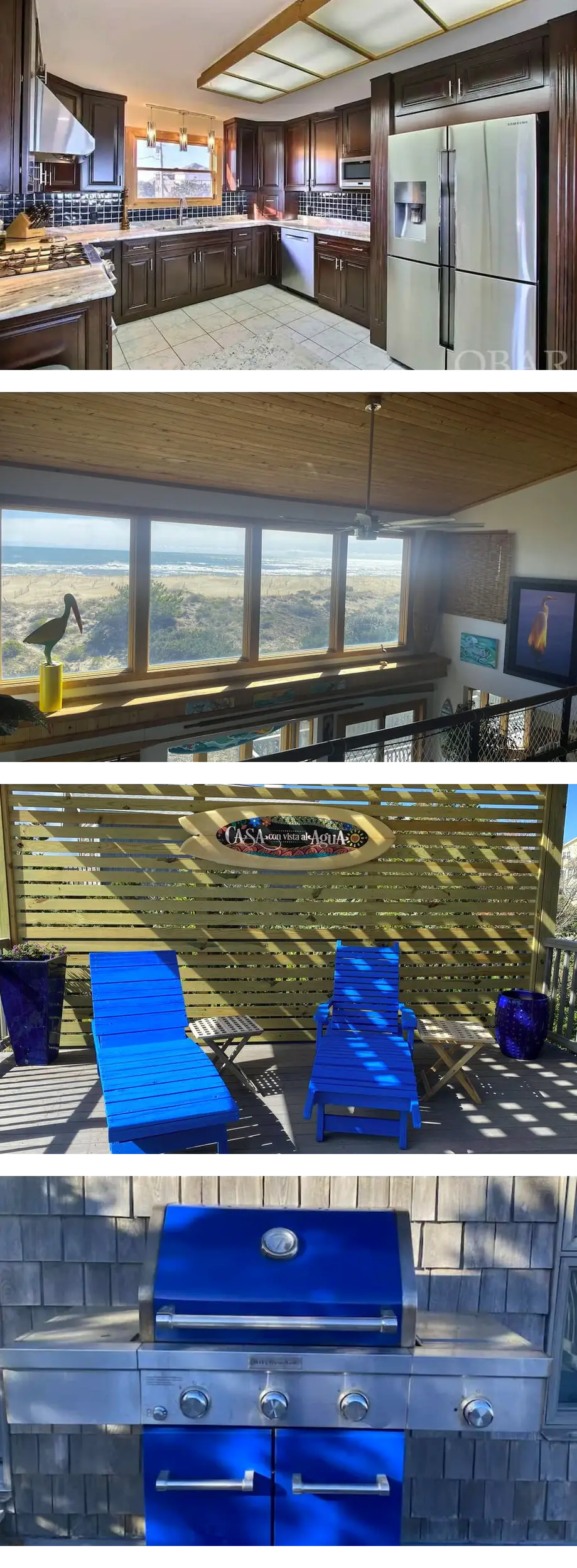 Entire Beach-Front Home, 5 Balconies, Br...